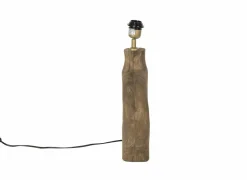 Lampenvoet E27 H30cm - hout - naturel