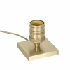 Lampenvoet E27 10x10cm - metaal - goud