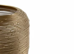 Lantaarn Ayla Ø16x16cm - metaal - goud