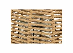 Lantaarn Maty H15cm - papier & glas - bruin