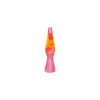 Lavalamp Red Wax Yellow Liquid H36cm - glas & metaal - rood/geel