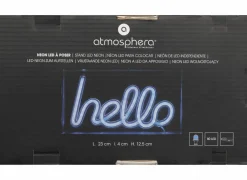 Ledlamp Neon Hello 23x15,5cm - kunststof - blauw