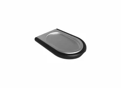 Umbra Lepelhouder Laydle  14x10cm - metaal & kunststof - nikkel/zwart