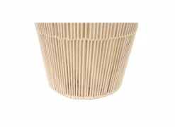 Linnenmand Muna Ø43x51cm - katoenkoord - naturel