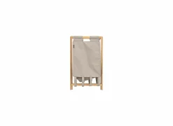 Linnenmand Tidy Box inklapbaar 46x36x68cm - polyestervezel & bamboe - beige