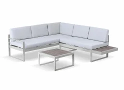 Loungeset Tonale aluminium polywood - greige