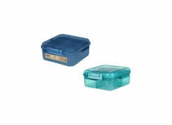 Lunchbox 1,25L blauw groen