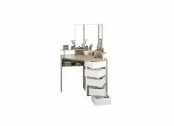 Make-up tafel Sweet met spiegel 114x114x142cm