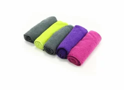 Microvezeldoek multicolor, set van 5