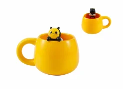 Mok Charmante bij 47cl - keramiek - geel