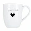 Cosy & Trendy Mok Cosy I Love You 53cl - porselein - wit