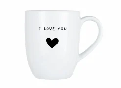 Cosy & Trendy Mok Cosy I Love You 53cl - porselein - wit