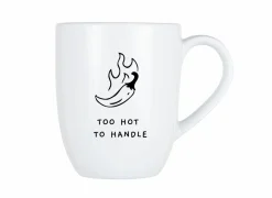 Cosy & Trendy Mok Cosy Too hot to handle 53cl - porselein - wit