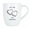 Cosy & Trendy Mok Cosy You are the sweetest 53cl - porselein - wit