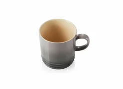 Le Creuset Mok 35cl - keramiek - grijs & zwart