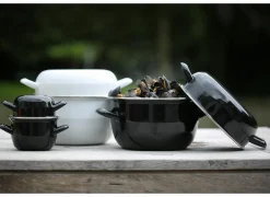 Cosy & Trendy Mosselpot Ø18cm zwart
