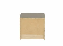 Nachtkastje Attaylar 45x42x41cm  - decor - oldwood vintage & donkergrijs