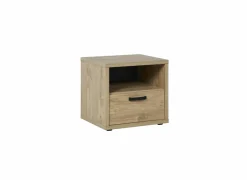 Nachtkastje Casper 52x44x48cm - melamine - golden oak