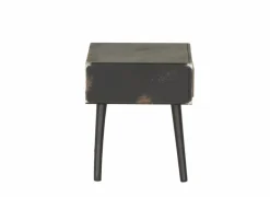 Nachtkastje Esperanto 40x40x46cm - den massief & decor - naturel & zwart