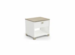 Nachtkastje Izzy 43x36x40cm - decor - kronberg eik & wit