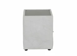 Nachtkastje Lancy 42,5x45x53cm - stof - ecru