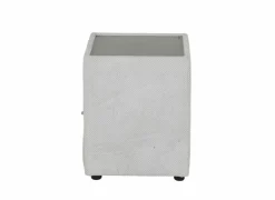 Nachtkastje Lancy 42,5x45x53cm - stof - ecru