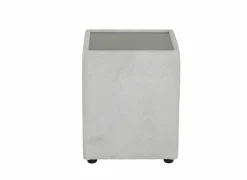 Nachtkastje Lancy 42,5x45x53cm - stof - ecru