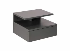 Nachtkastje licht grijs 35x32x23cm