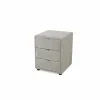 Nachtkastje Lore 42,5x45x53cm - stof - beige