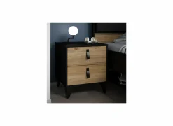 Nachtkastje Lya 48x42x54cm - decor - cabezone oak & mauvella oak