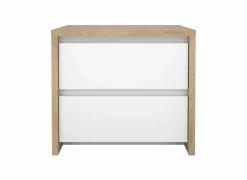 Nachtkastje Next 52x48H46cm - decor - wit & jackson hickory