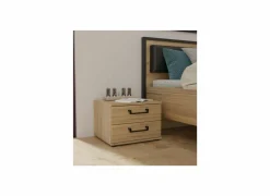 Nachtkastje Oriental Tree 46,3x40,8x33,7cm - decor - bartex eik