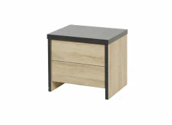 Nachtkastje Phaedra 50x40x44cm - decor - Franse eik & nox