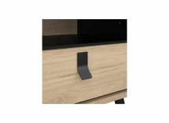 Nachtkastje Ry 54x41x60cm - decor - bruin & zwart