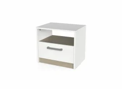 Nachtkastje Watson 46x41x35cm - decor - kronberg eik & wit