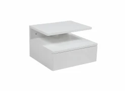 Nachtkastje 35x32x23cm - MDF - wit