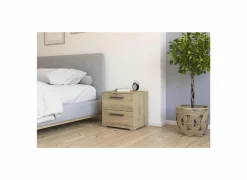 Nachtkastje 50x49x42cm - meubelplaat - artisan eik