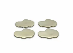 Salt & Pepper Onderzetter Charm 10x9,50cm - goud - set van 4