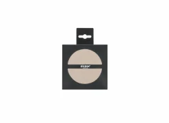 Onderzetters voor glazen Togo Ø10cm - lederlook - taupe - set van 4