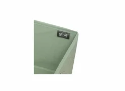 Opbergbox 31x15cm - stof - saliegroen