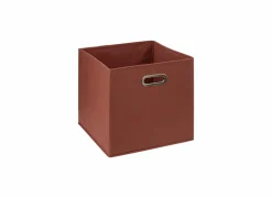 Opbergbox 31x31x31cm terracotta