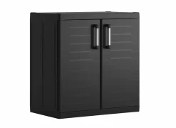 Keter Opbergkast Detroit 89cm - polypropyleen - zwart