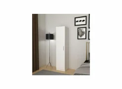 Opbergkast 40x40x180cm - decor - snow white