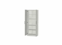 Opbergkast 60x40x180cm - decor - witte eik