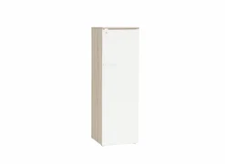Gorbe Opbergkast 46,5x42,5x141,6cm - melamine - olm & wit