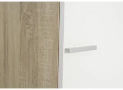 Gorbe Opbergkast 46,5x42,5x141,6cm - melamine - olm & wit