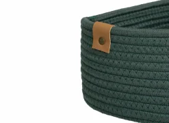 Opbergmand Duo 35x25xH12cm - polyester - ficus set van 3