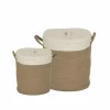 Opbergmand Vergara set van 2 - jute - naturel