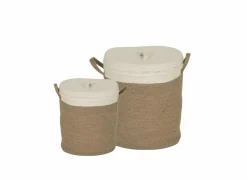 Opbergmand Vergara set van 2 - jute - naturel