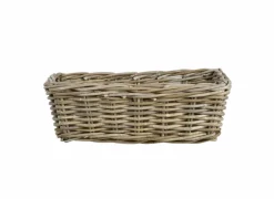 Opbergmand 45,4x23,9x14,7cm - rotan - bruin